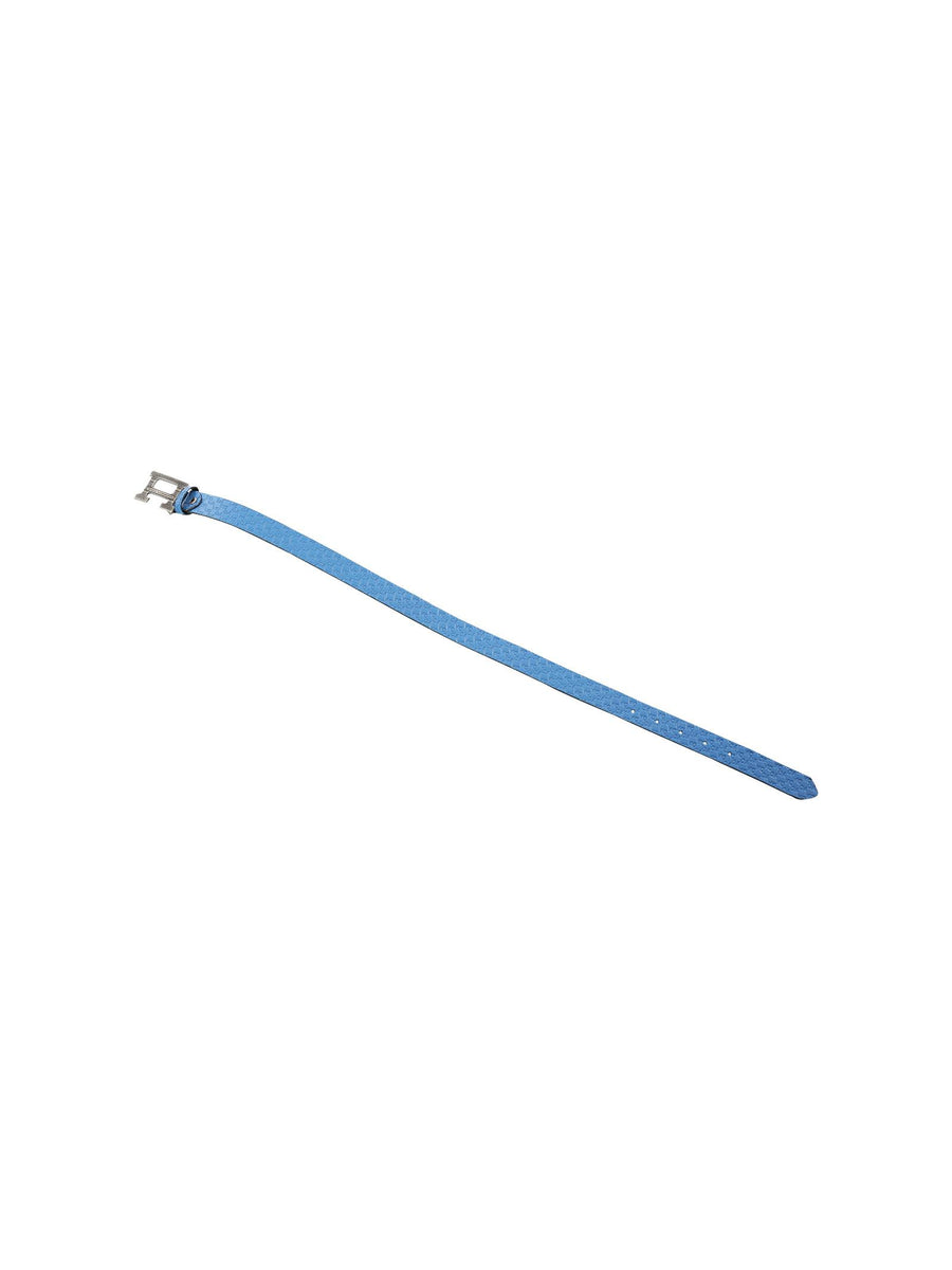 Cintura in pelle blu all over BELT1300 BLUE Alessandrini 