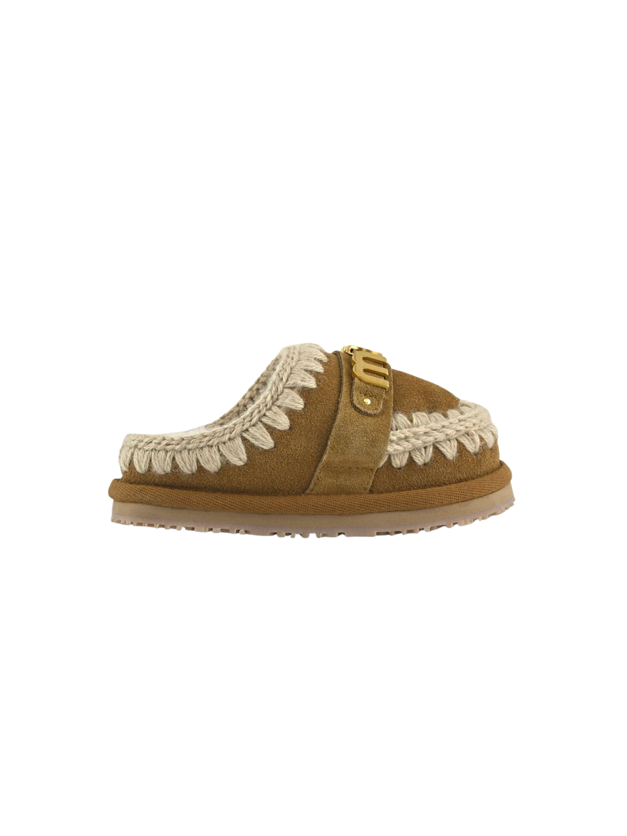 Mou "Kids Slipper Suede" cognac MU.FK161000A COG Mou 