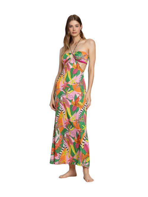 Abito lungo "fasano feel" 4giveness  multicolor CUAL5172 200 4giveness 