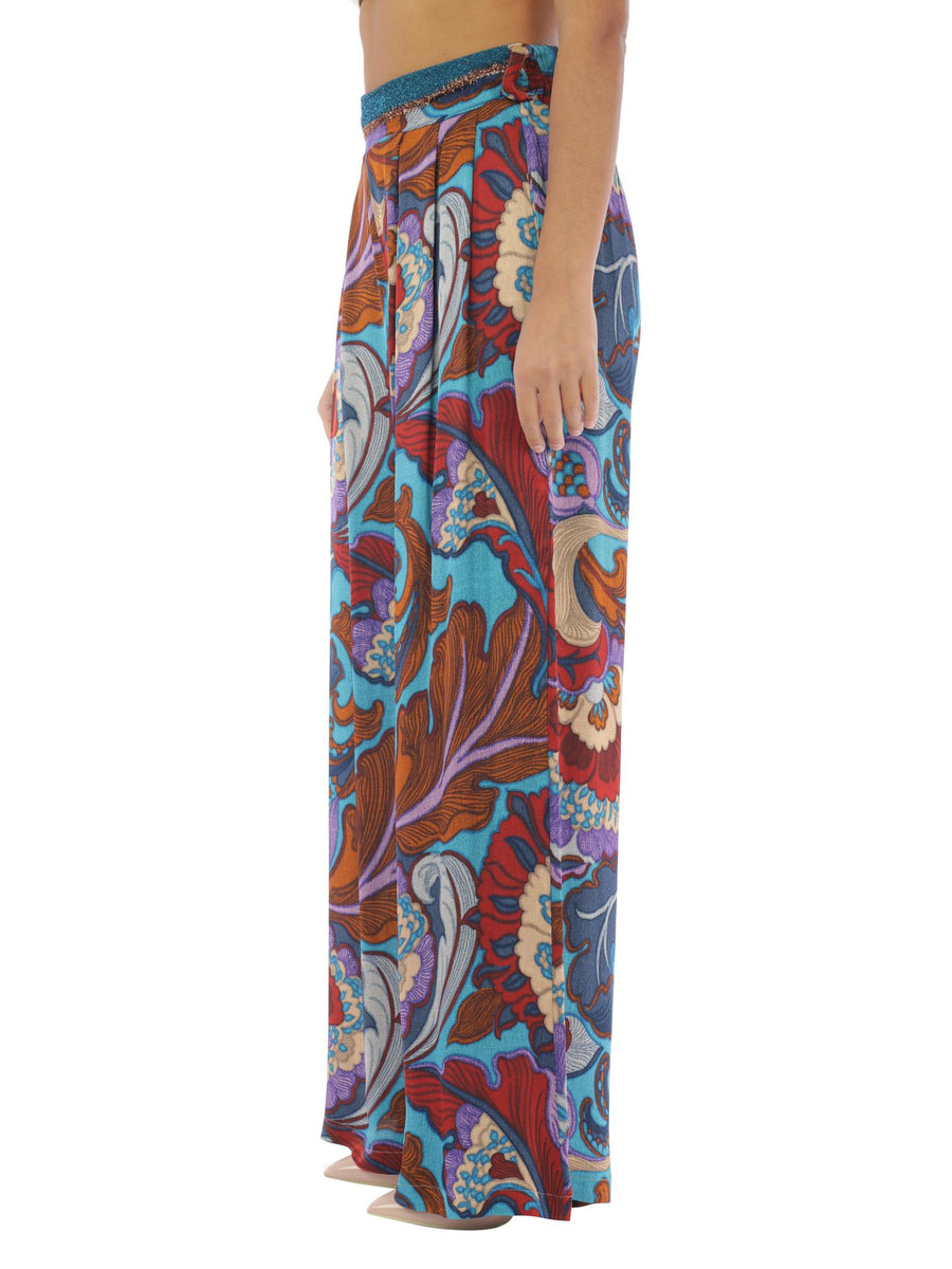 Pantalone a fantasia astratta OI9CS12 UNI Angela Davis 