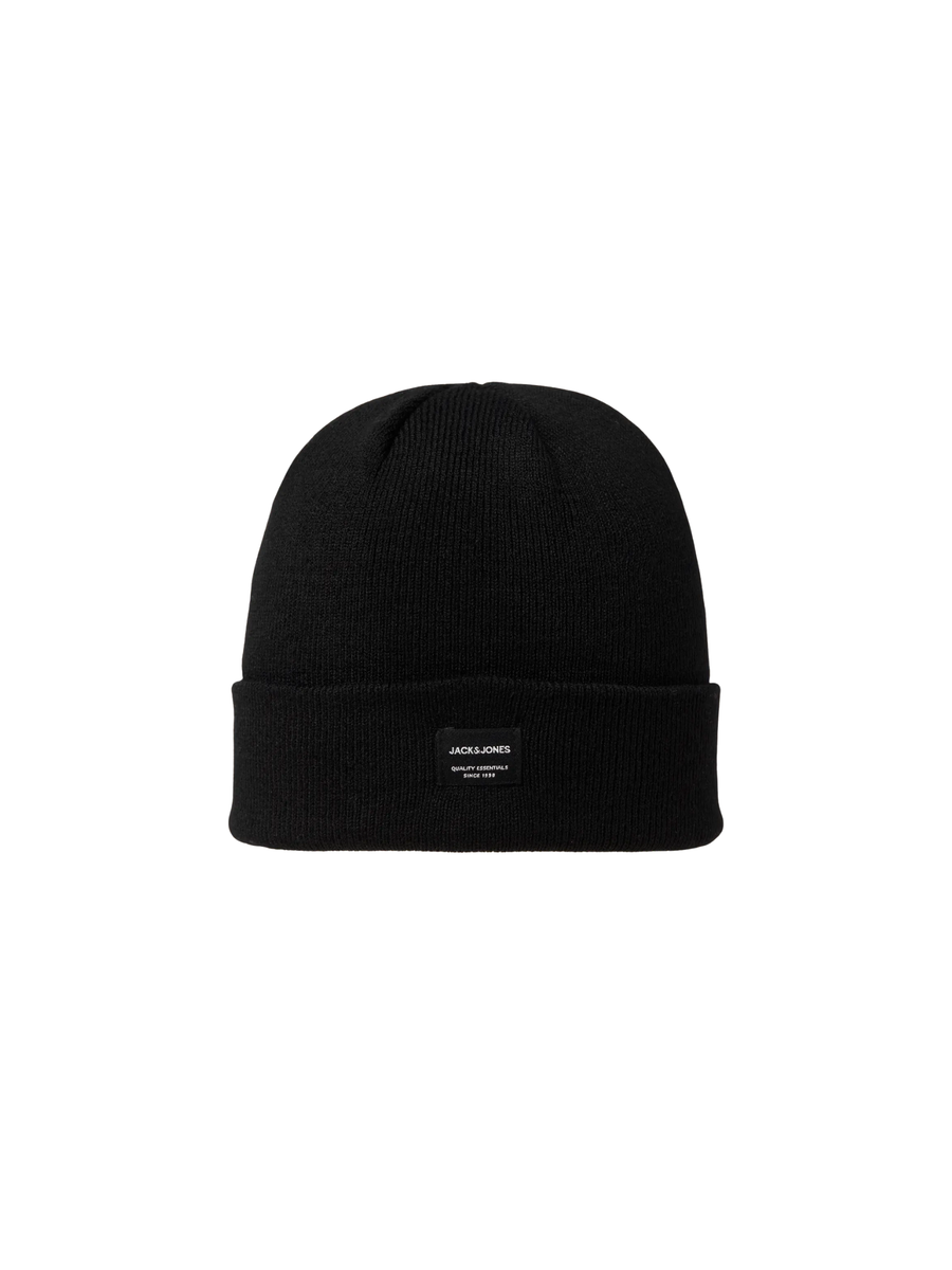 Cappello Jack & Jones nero con patch logato 12092815 Black Jack & Jones 
