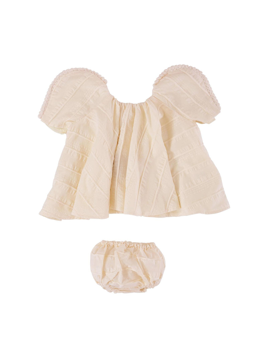 Abito Cocò et Mamà panna a campana SIRIA BABY UNI Cocò et Mamà 