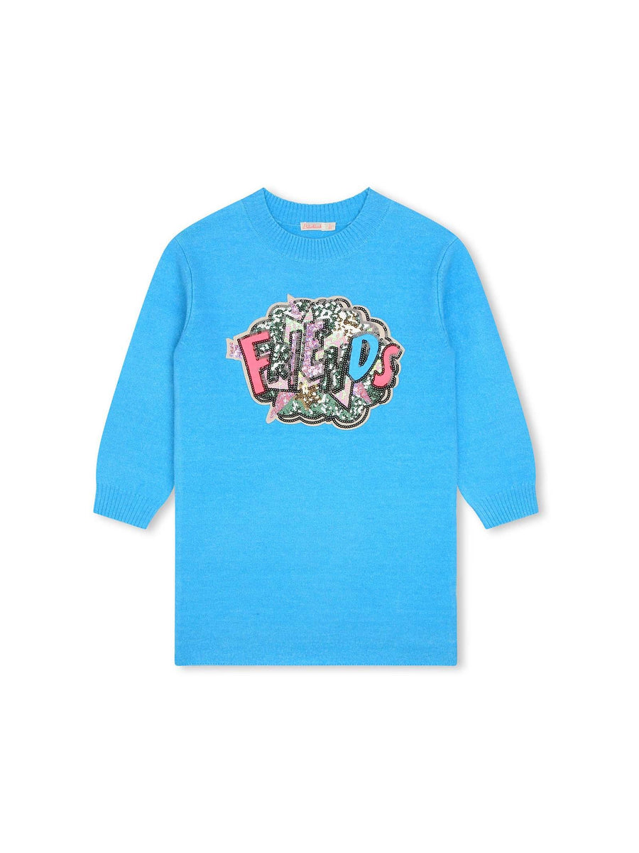 Abito in maglia turchese Friends U12865 77S Billie Blush 