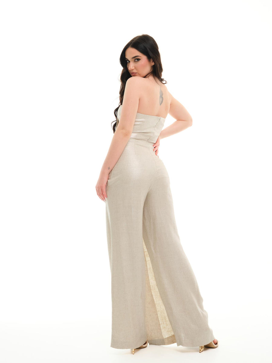 Tuta strapless Silence Limited beige chiaro TUT647 UNI Silence Limited 