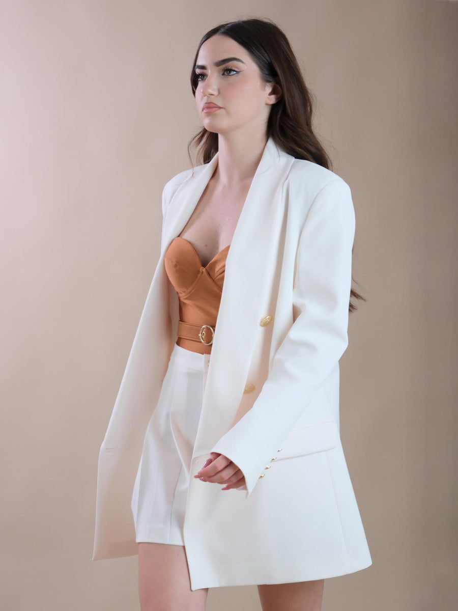 Boing Blazer over bianco latte SD5029 MILK Silence Limited 