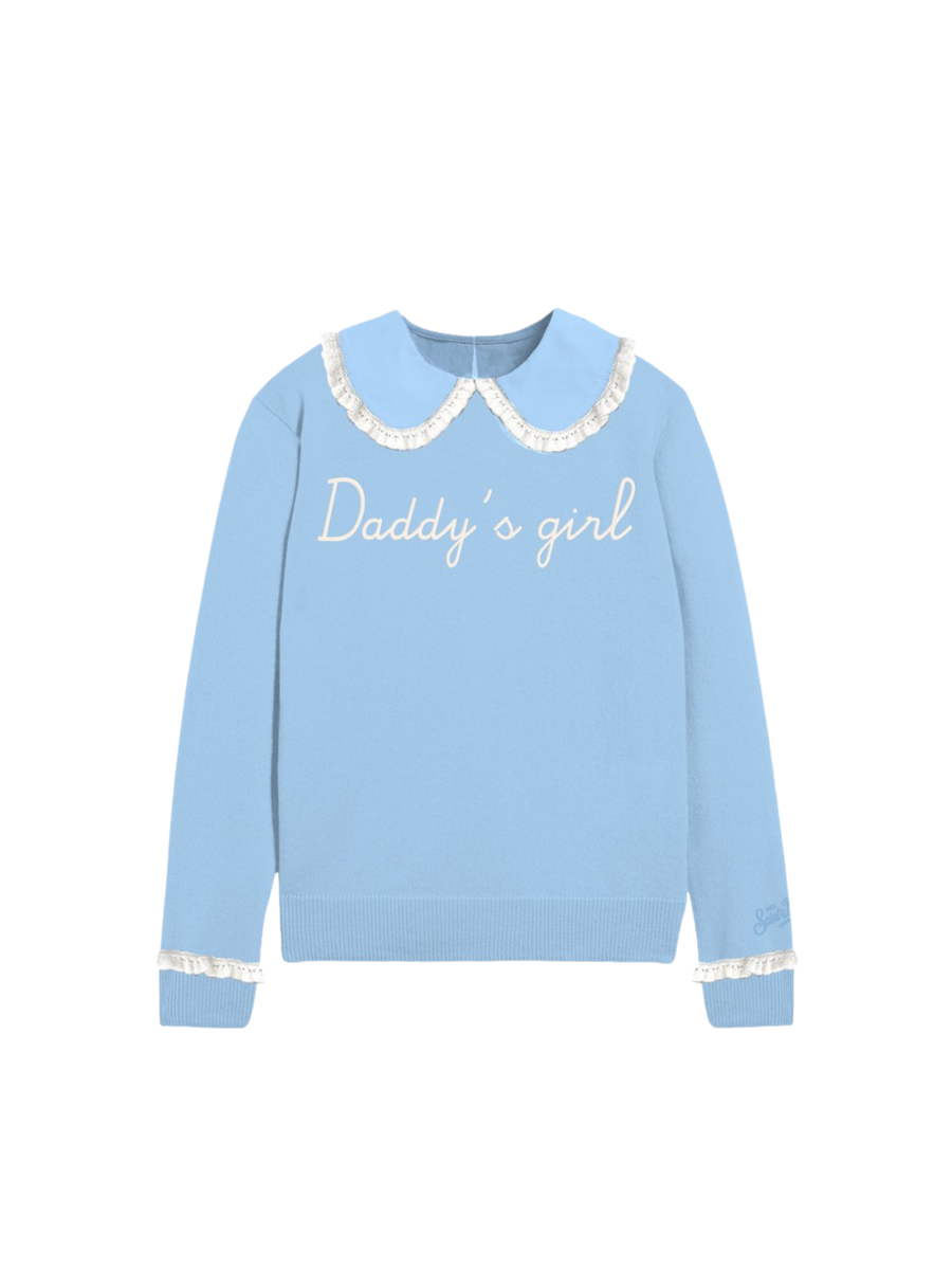 Maglia "Daddy sangallo 31 emb" Saint Barth azzurra AIA0001 01742I MC2 SAINT BARTH 