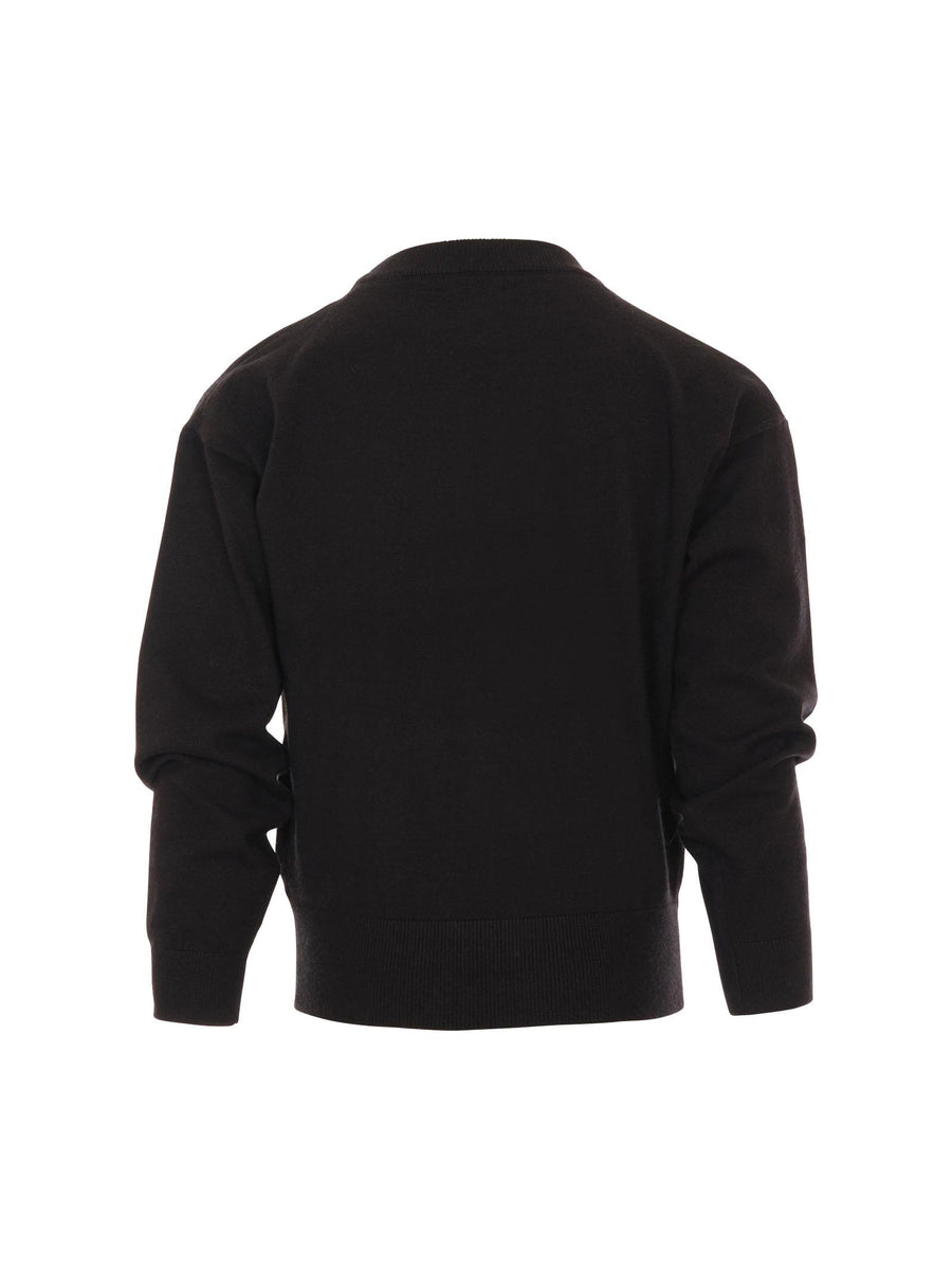 Felpa John Richmond nera con logo "JR" RBA25011MA BLACK John Richmond 