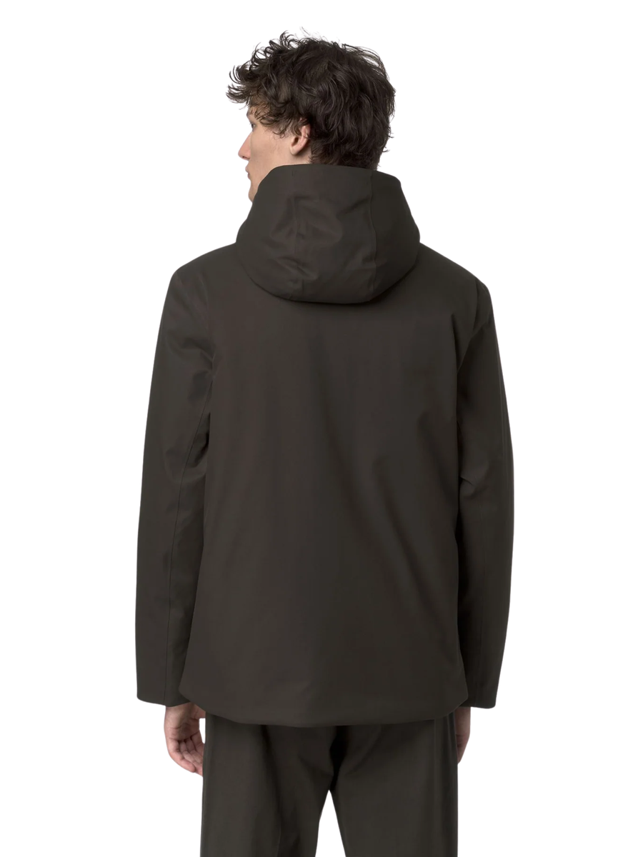 Giubbino "Jacko Twill Marmotta" K-Way nero oliva K8133DW B2V K-WAY 