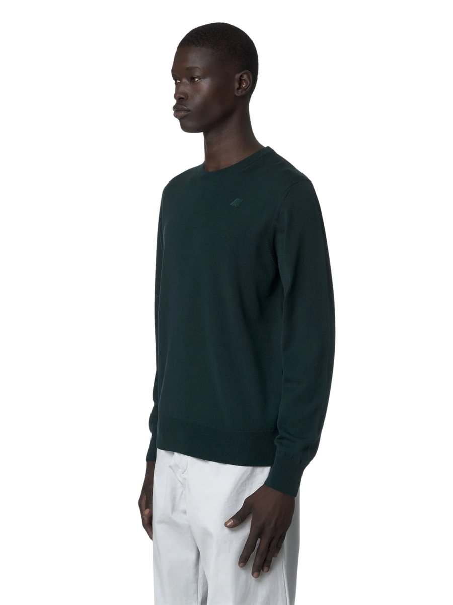 Maglione "Sebastien Merino" K-Way verde scuro K2142EW 614 K-WAY 