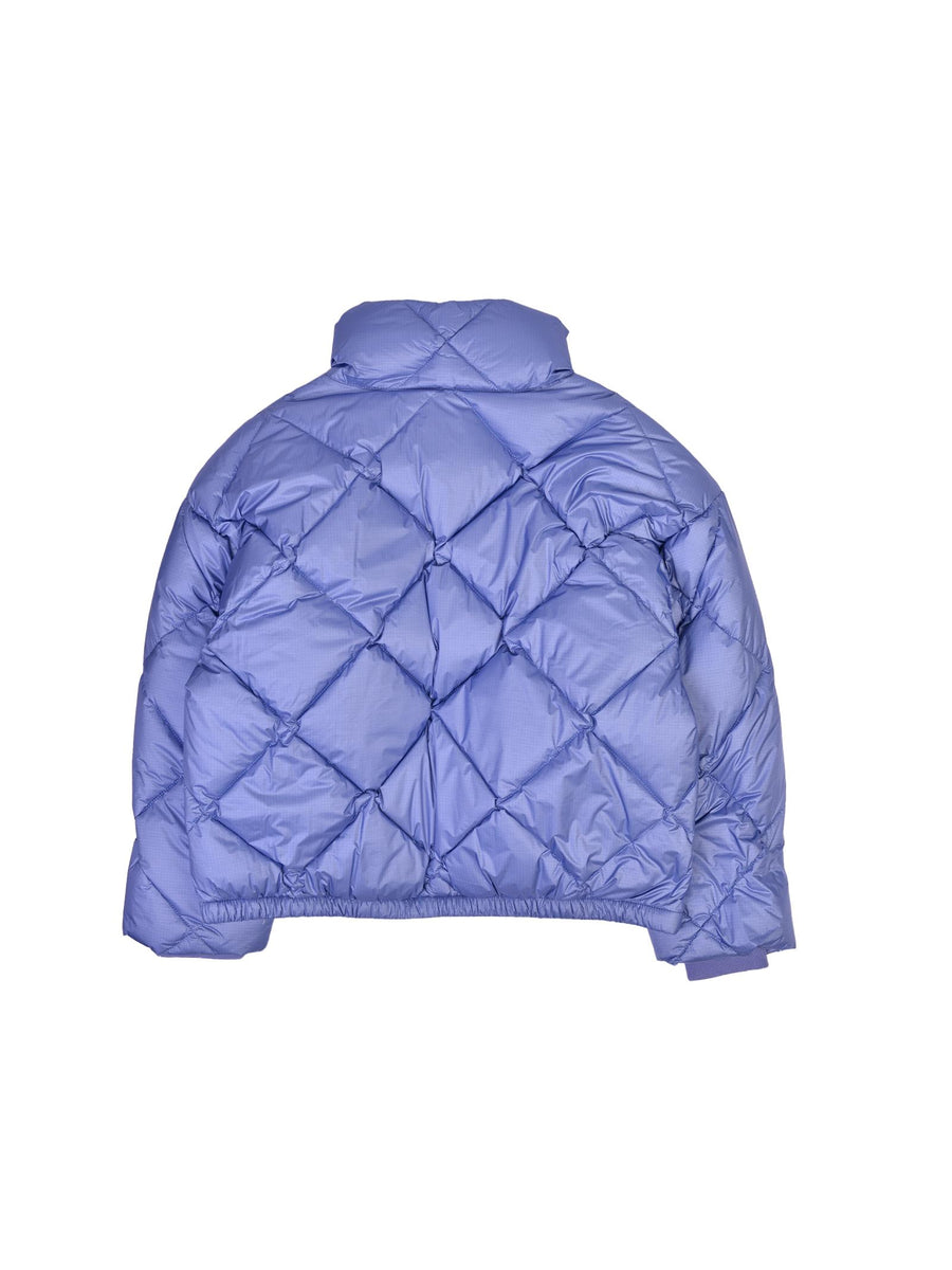 Giubbino corto azzurro polvere trapuntato K3112EW XHC K-WAY 