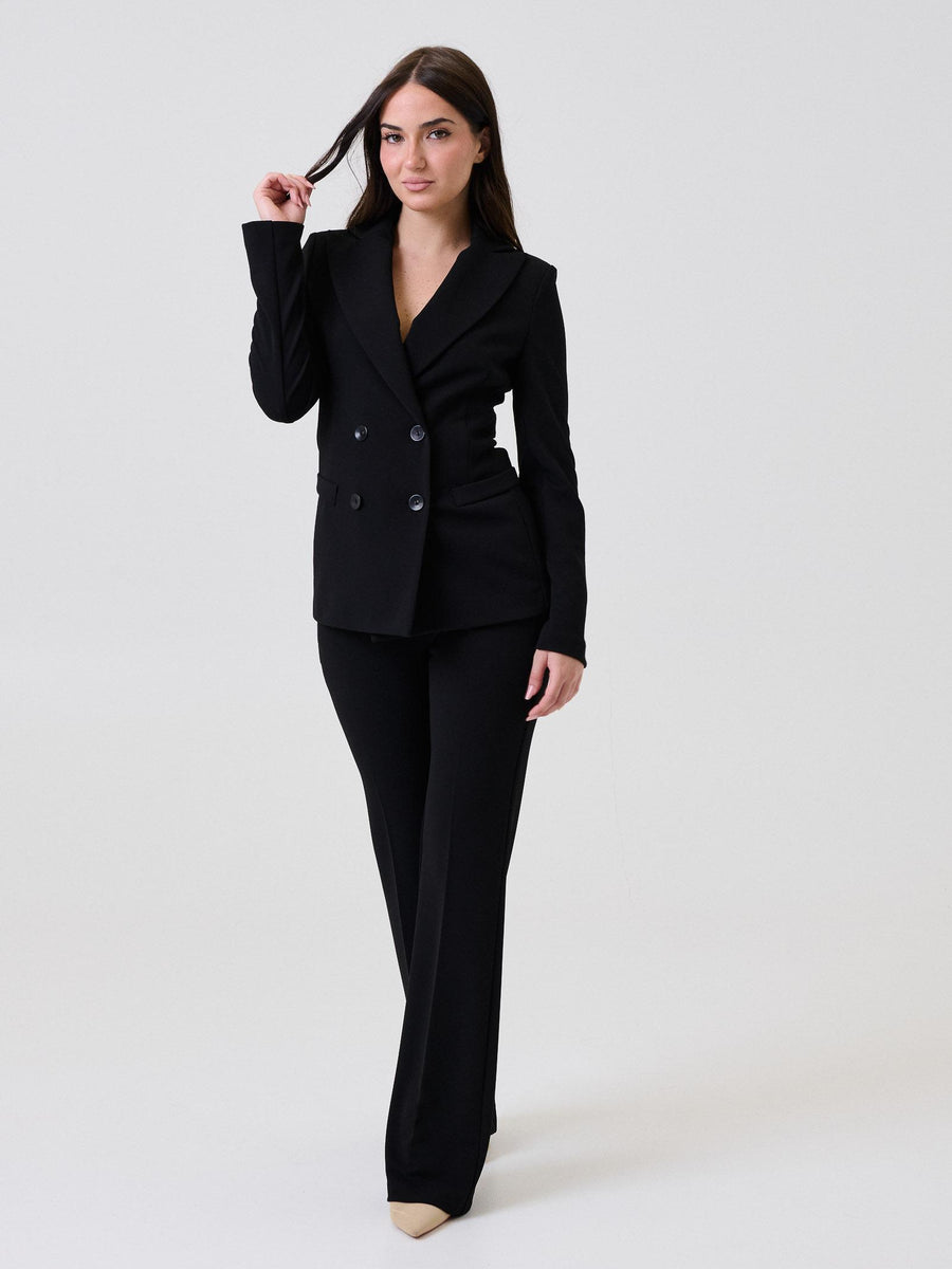 Giacca doppiopetto "skuba" Armoire nera 25600 NERO Armoire 