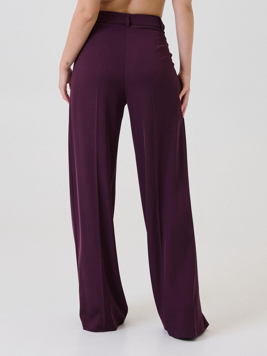 Pantalone ampio Armoire bordeaux con pinces 25694 BORDEAUX Armoire 