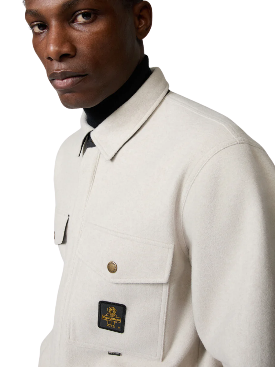Giacca a camicia "Clint" Refrigiwear bianca G82800 A00140 Refrigiwear 