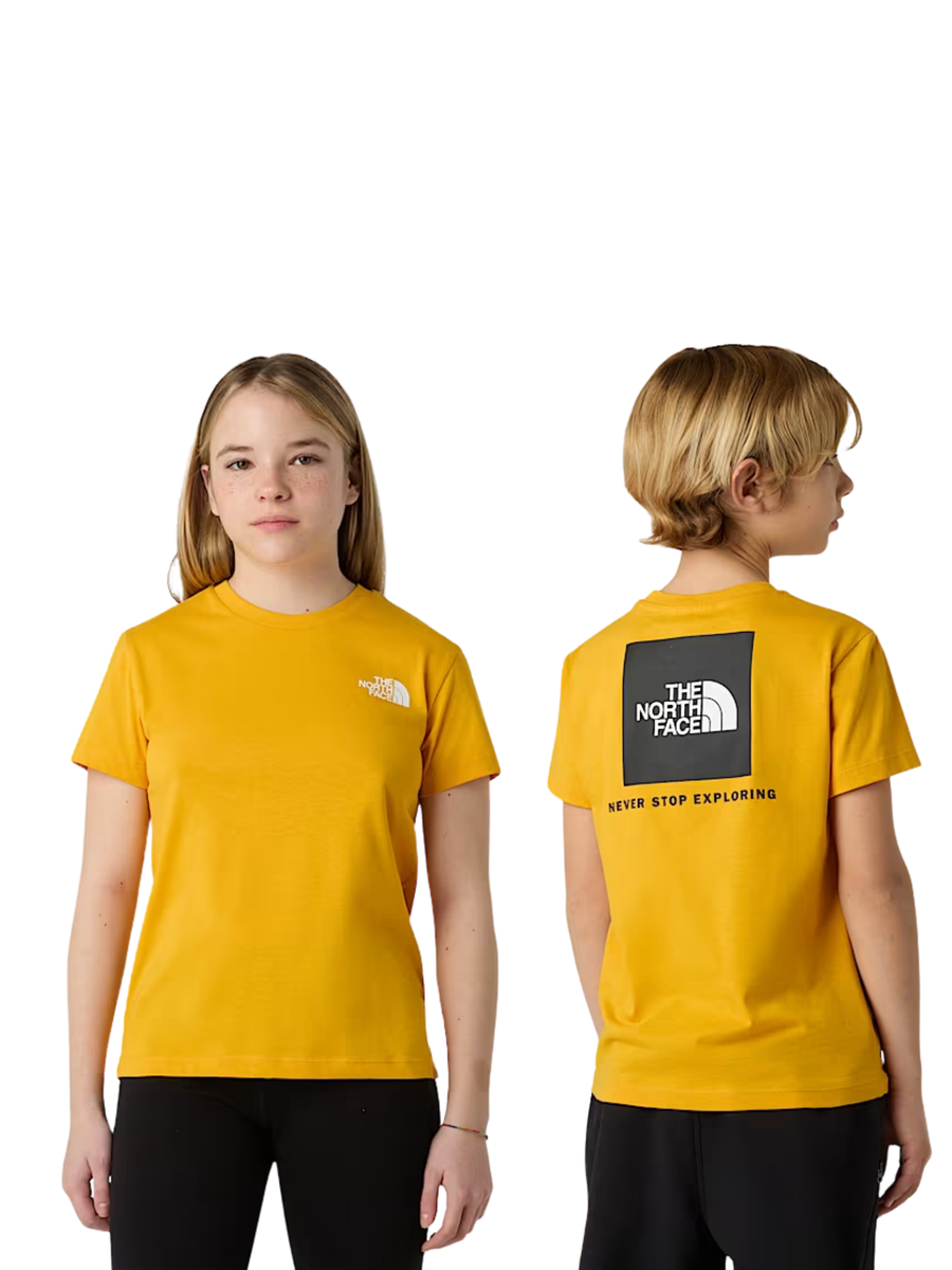 T-Shirt "Box NSE" The North Face senape con maxi logo posteriore NF0A8EFN 56P1 The North Face 