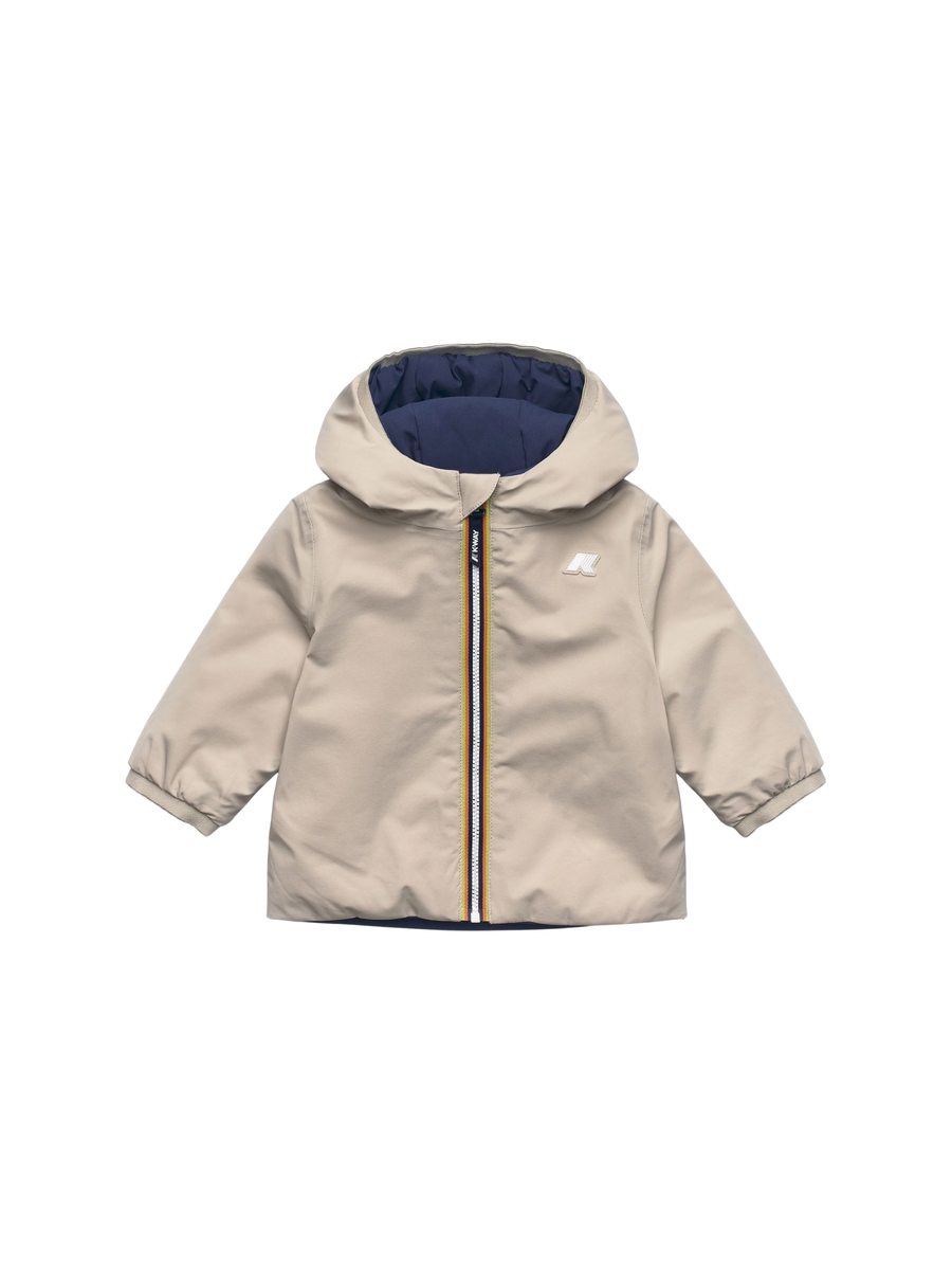 Giubbino "E. Jack St Warm Reversible" beige K71338W BBE K-WAY 