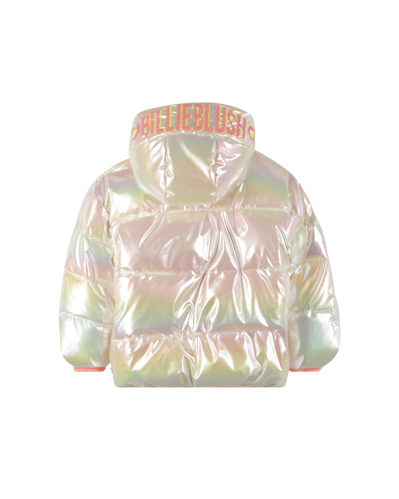 Piumino iridescente Billie Blush rosa perlato con cappuccio U21598 Z41 Billie Blush 