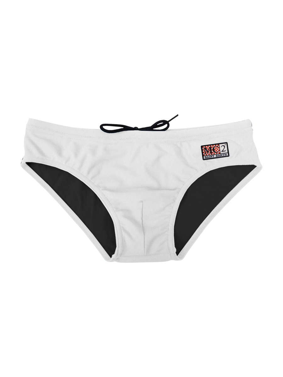 Costume da bagno slip MC2 St.Barth "Cayo" bianco CAYO001 00136H MC2 SAINT BARTH 