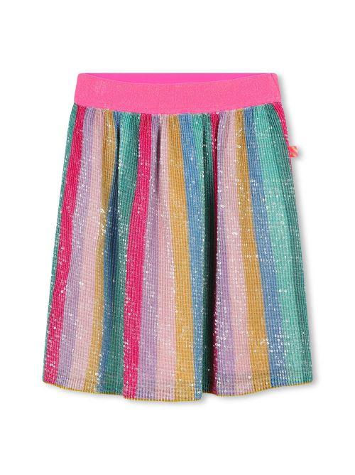 Gonna pailettes multicolor U20419 Z41 Billie Blush 