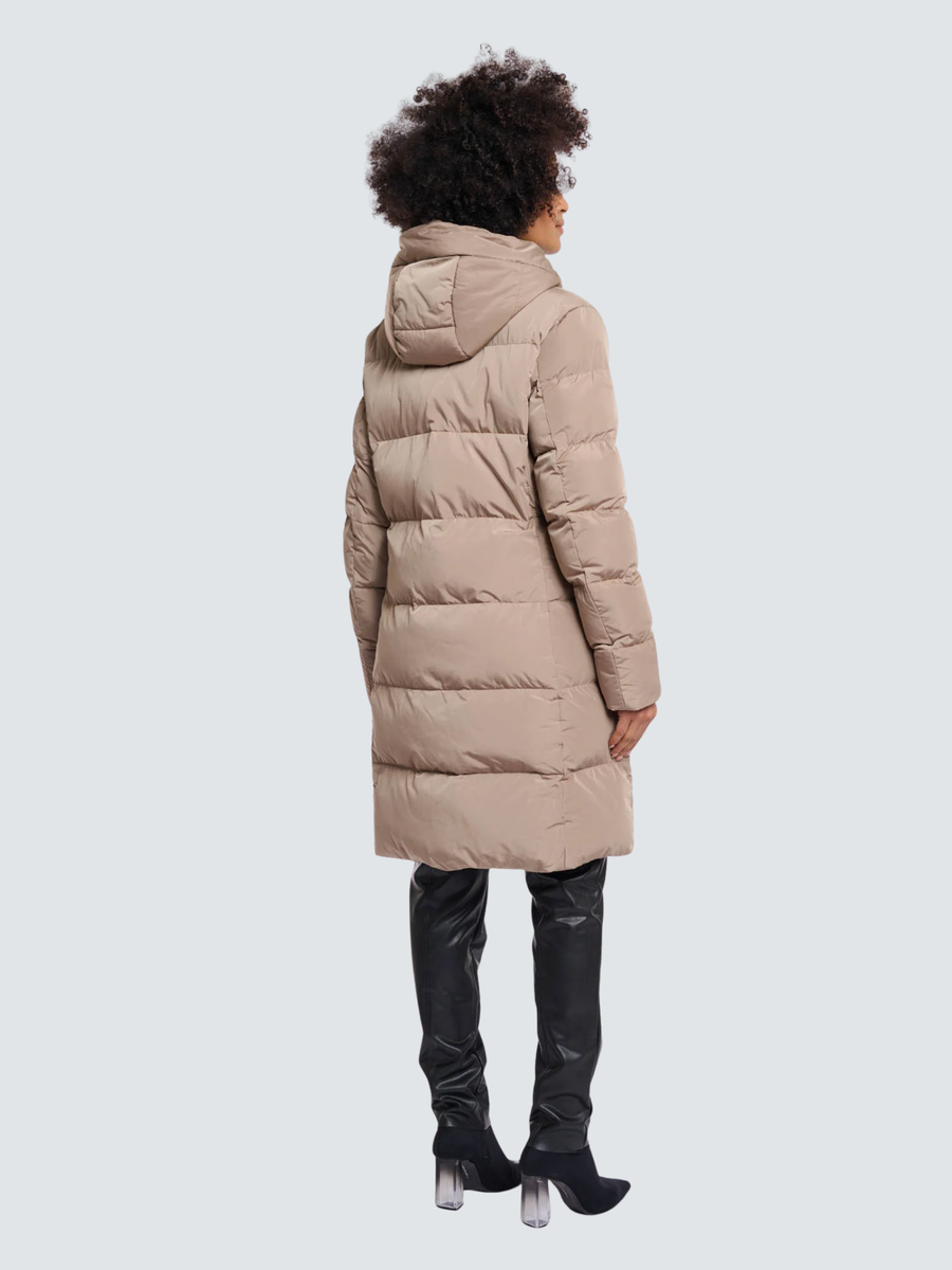 Giubbino lungo "Jade coat" Rino & Pelle marrone Jade.7002512 Toffee Rino & Pelle 