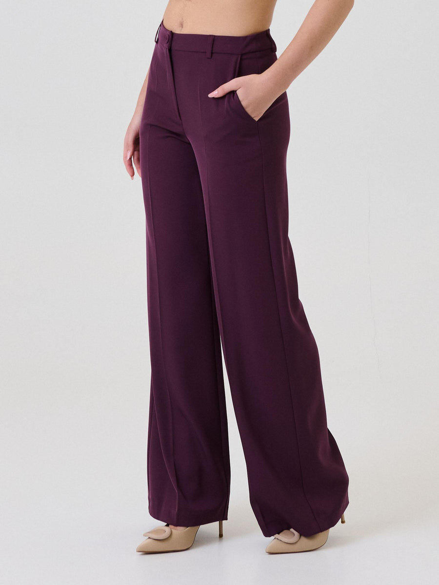 Pantalone a palazzo "Kadì" Armoire bordeaux 25518 BORDEAUX Armoire 