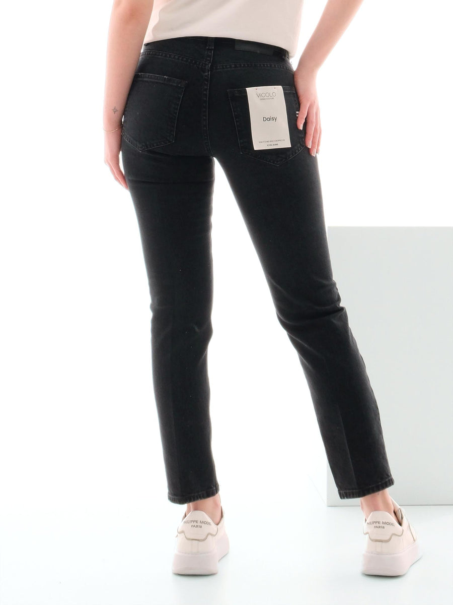 Jeans Vicolo nero in denim DD5220 NE Vicolo 
