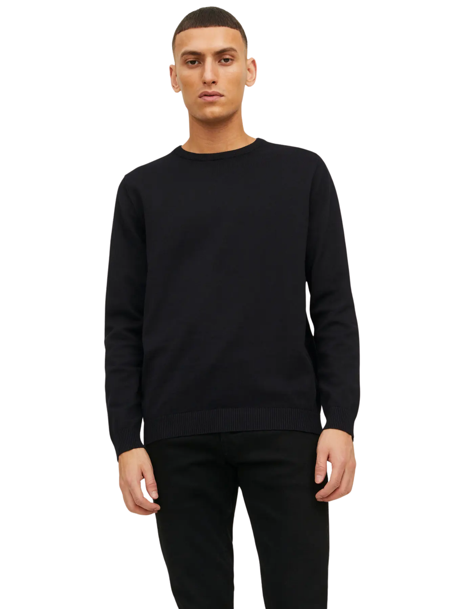 Maglioncino Jack & Jones nero 12137190 Black Jack & Jones 