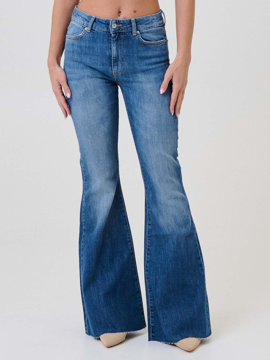 Jeans "Gisele Flare" Vicolo in denim DF5164 DNM Vicolo 