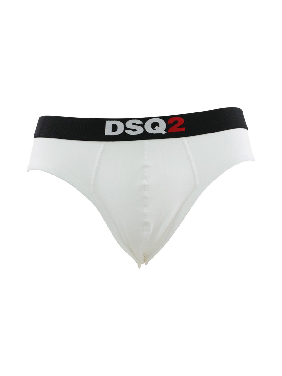 Slip bianco con vita DSQ2 D9L61421 100 Dsquared 