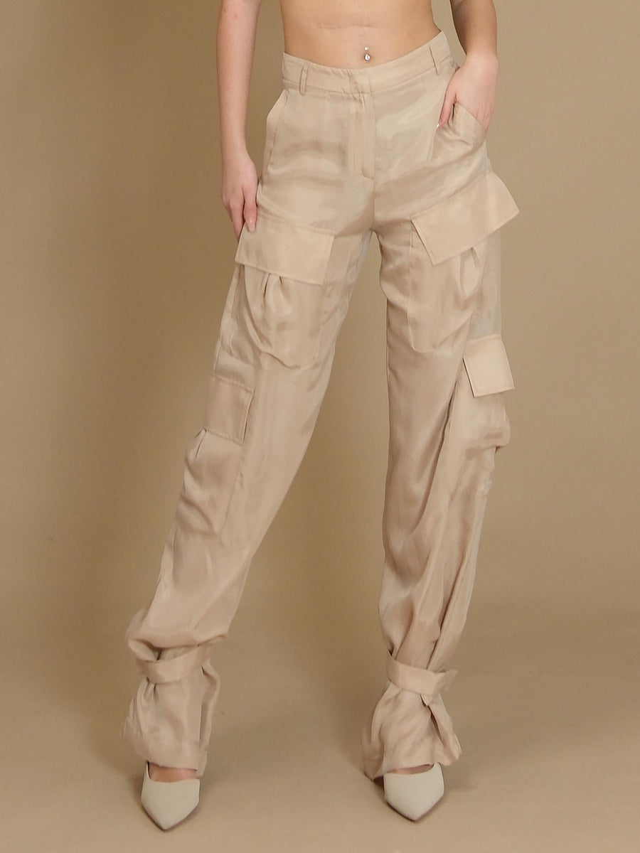 Pantalone afrodite Silence Limited cargo sabbia SD2033 SABBIA Silence Limited 