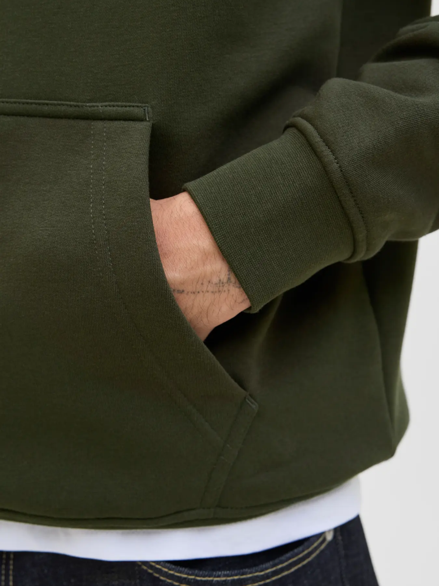 Felpa con cappuccio Jack & Jones verde 12278789 Duffel Bag Jack & Jones 