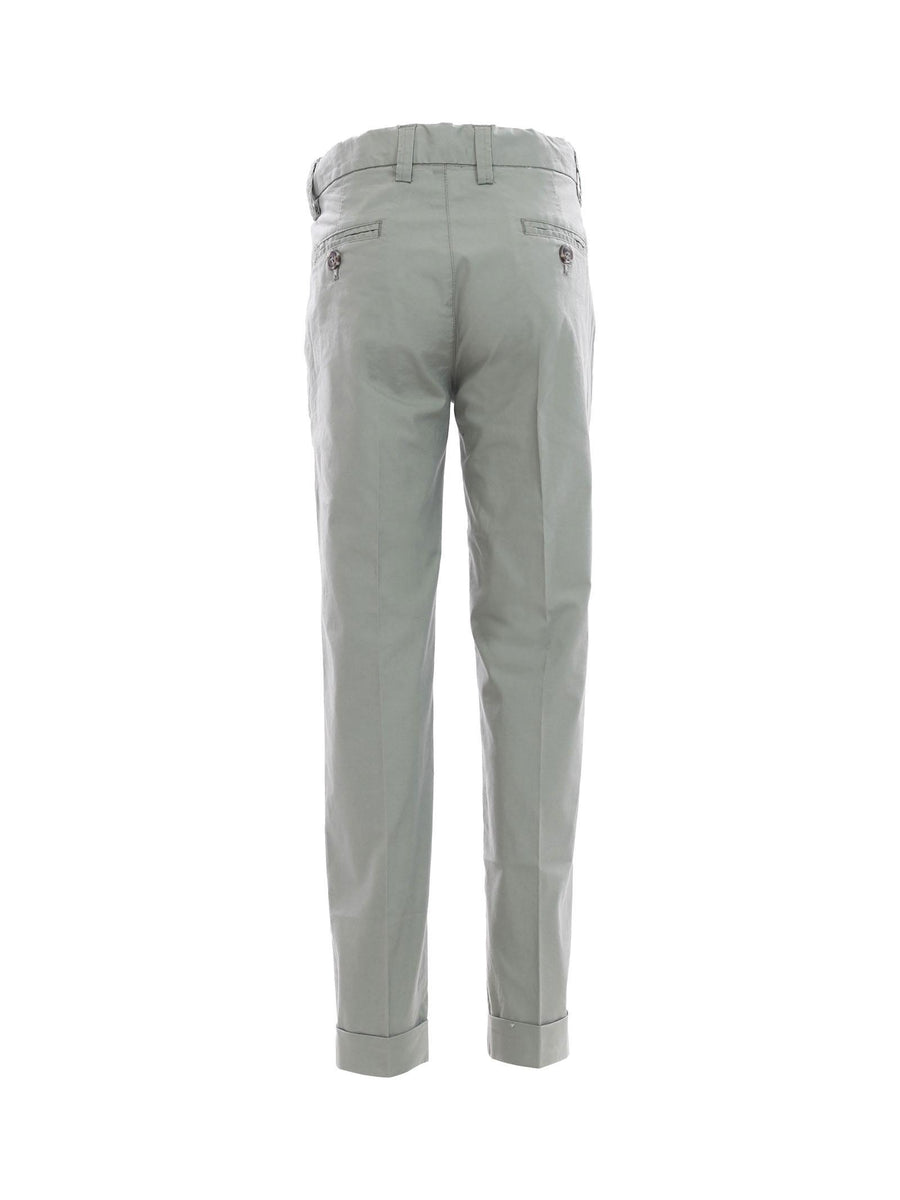 Pantaloni lunghi in cotone verde militare PTD4109J MALVA Dan John 