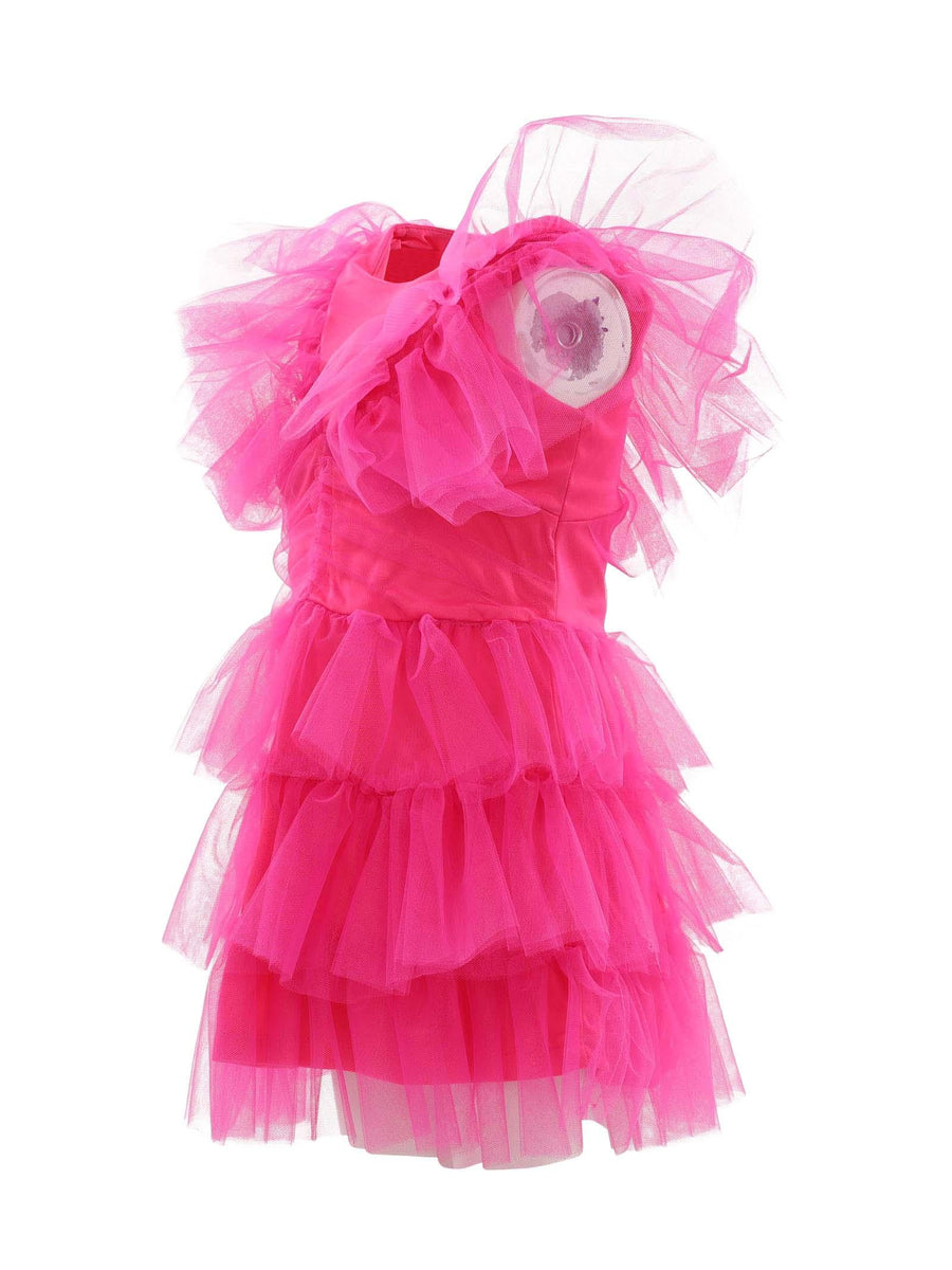 Abito fucsia con tulle 032459 044 Aniye By 