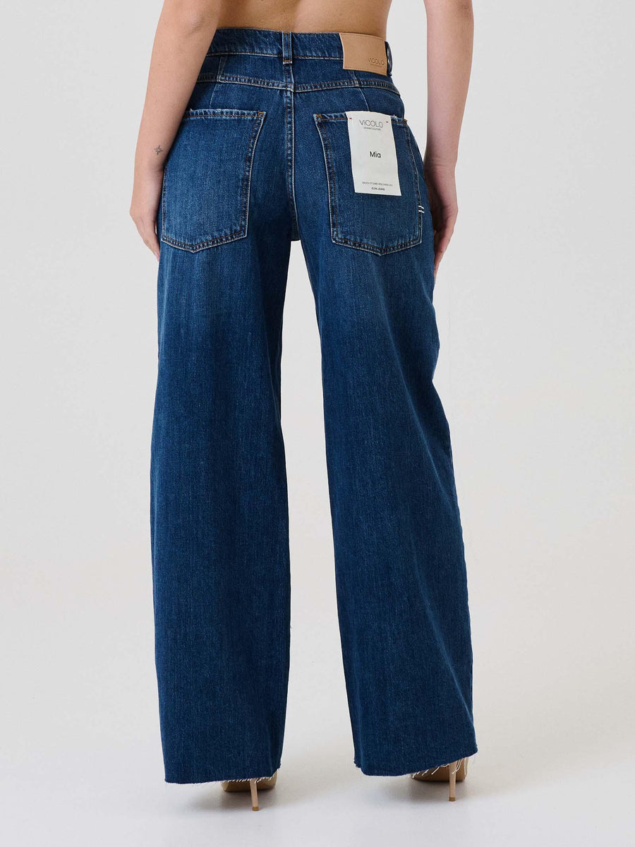 Jeans "Icon Mia" Vicolo blu scuro DF5073 DNM Vicolo 