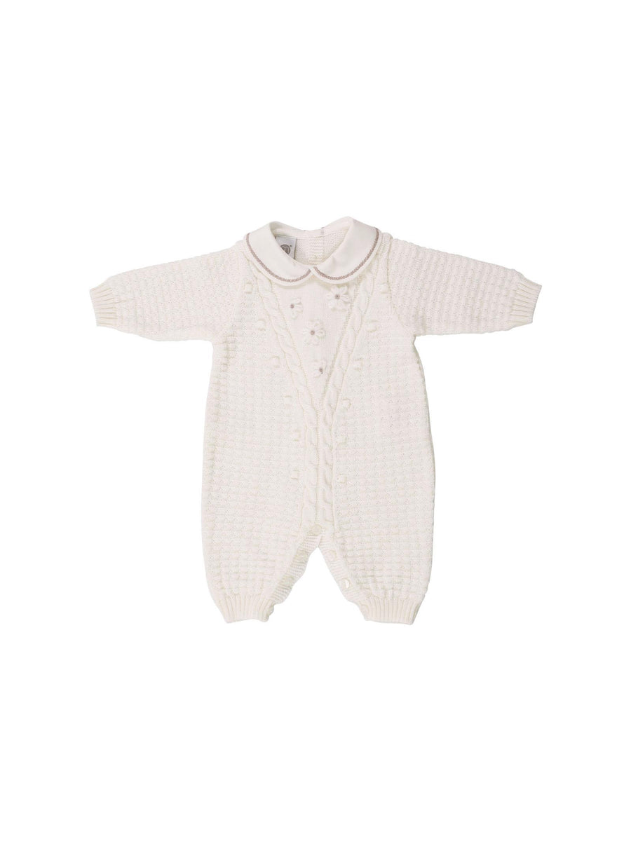 Tutina con ricami panna IG1110 238 Marlù 