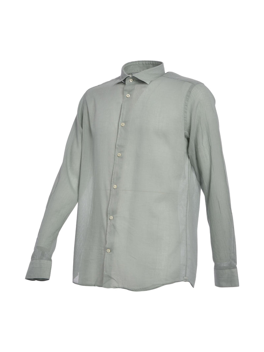 Camicia Luca verde salvia FS049CT036 69 Mastricamiciai 