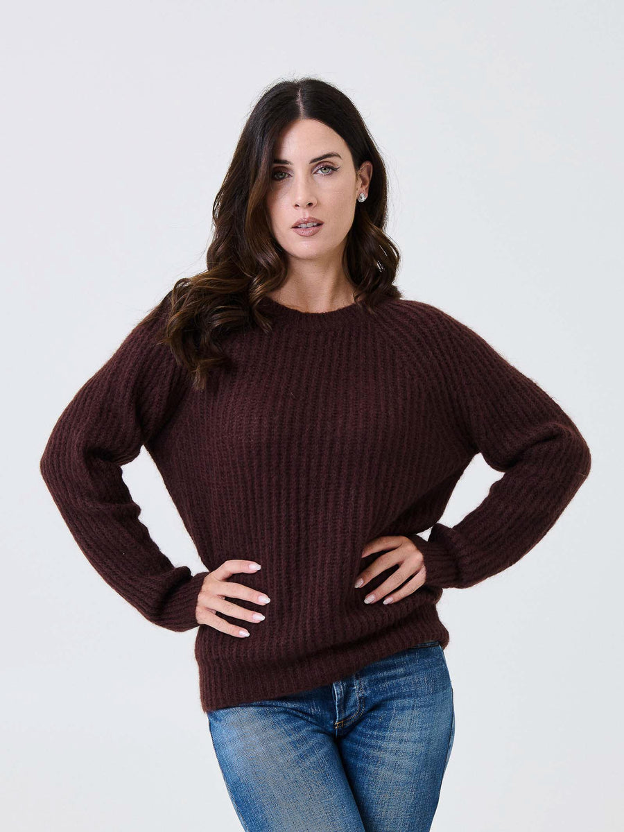 Maglione Kontatto mogano 3M0860C MOGANO kontatto 