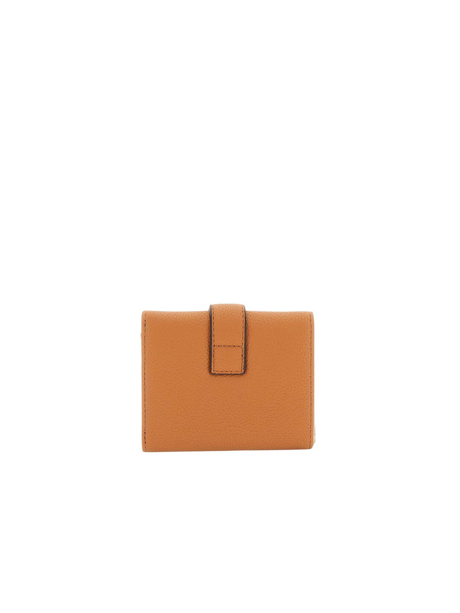 Portafoglio Guess cognac con logo lettering in rilievo SWBG7459138 COG Guess 