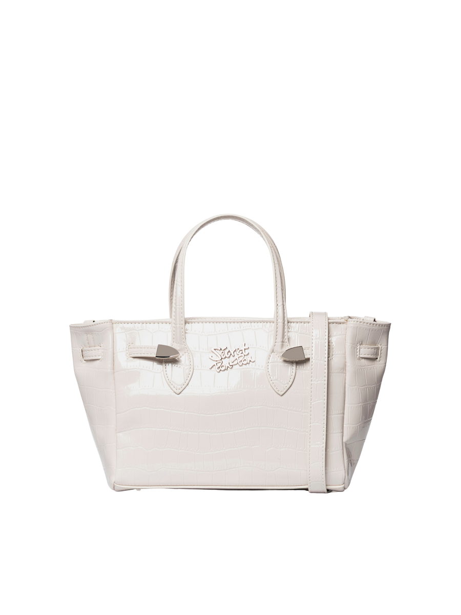 Borsa "Marlene mini" Secret Pon Pon bianca MARLENE MINI BUTTER Secret Pon Pon 