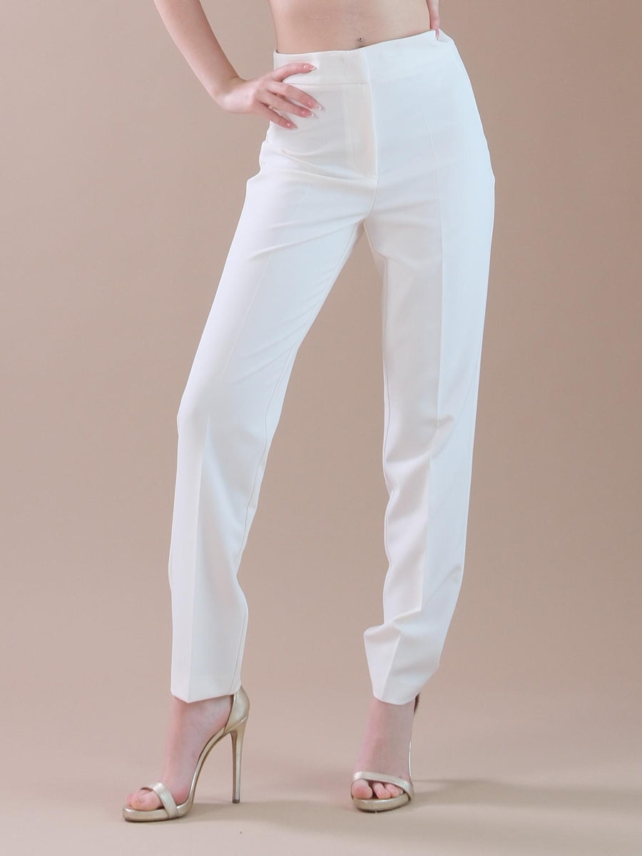 Pantaloni latte a sigaretta NP2002 MILK Silence Limited 