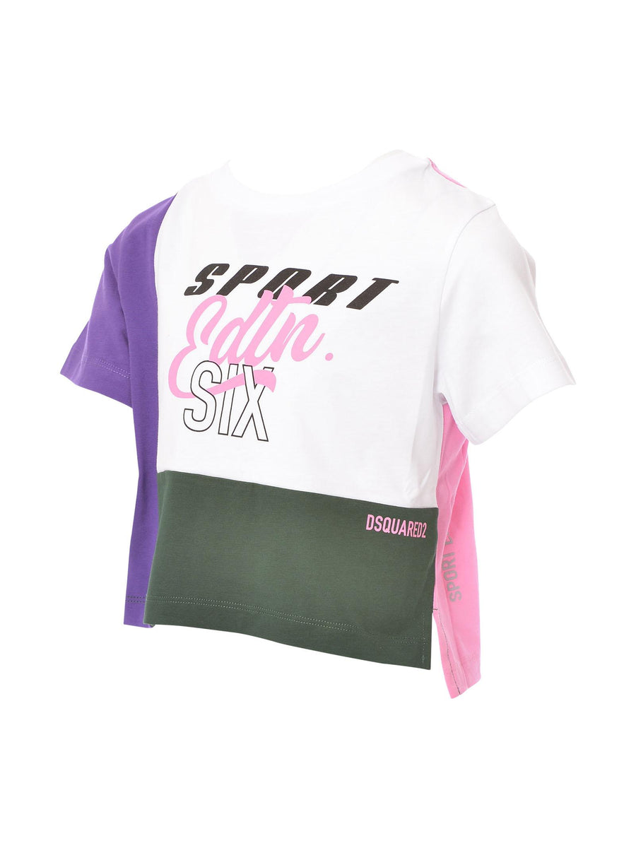 T-shirt multicolor sport estn.six DQ1109D00XM DQ322 Dsquared 