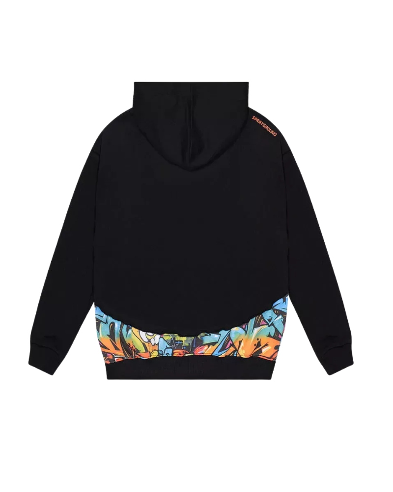 Felpa "Curtain perfect hoodie" Sprayground nera SPY1237 G Sprayground 