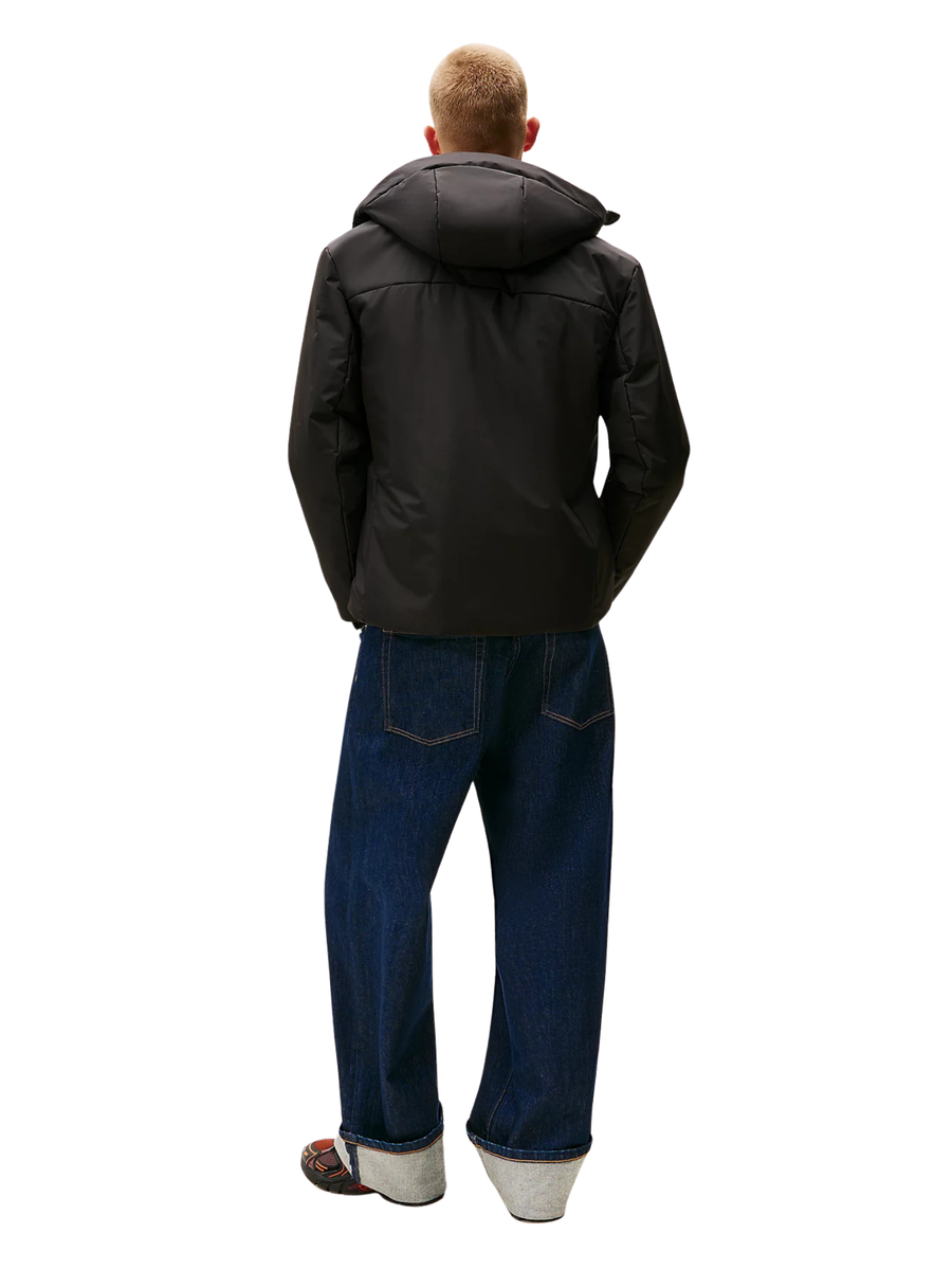 Giubbino imbottito idrorepellente in ripstop Tommy Hilfiger nero DM0DM22065 BDS Tommy Hilfiger 