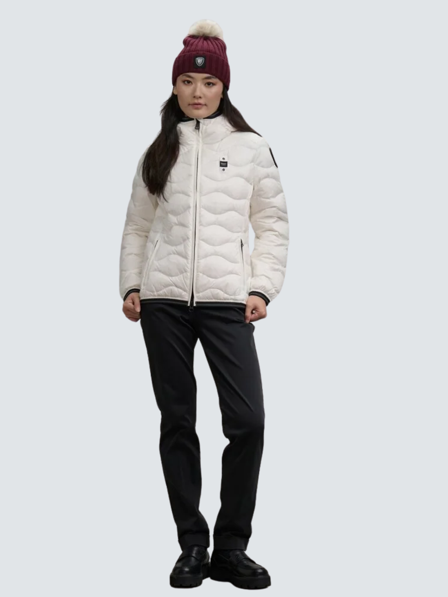 Giubbino ad onde "Camelia" Blauer bianco BLDC03095 100BI Blauer 