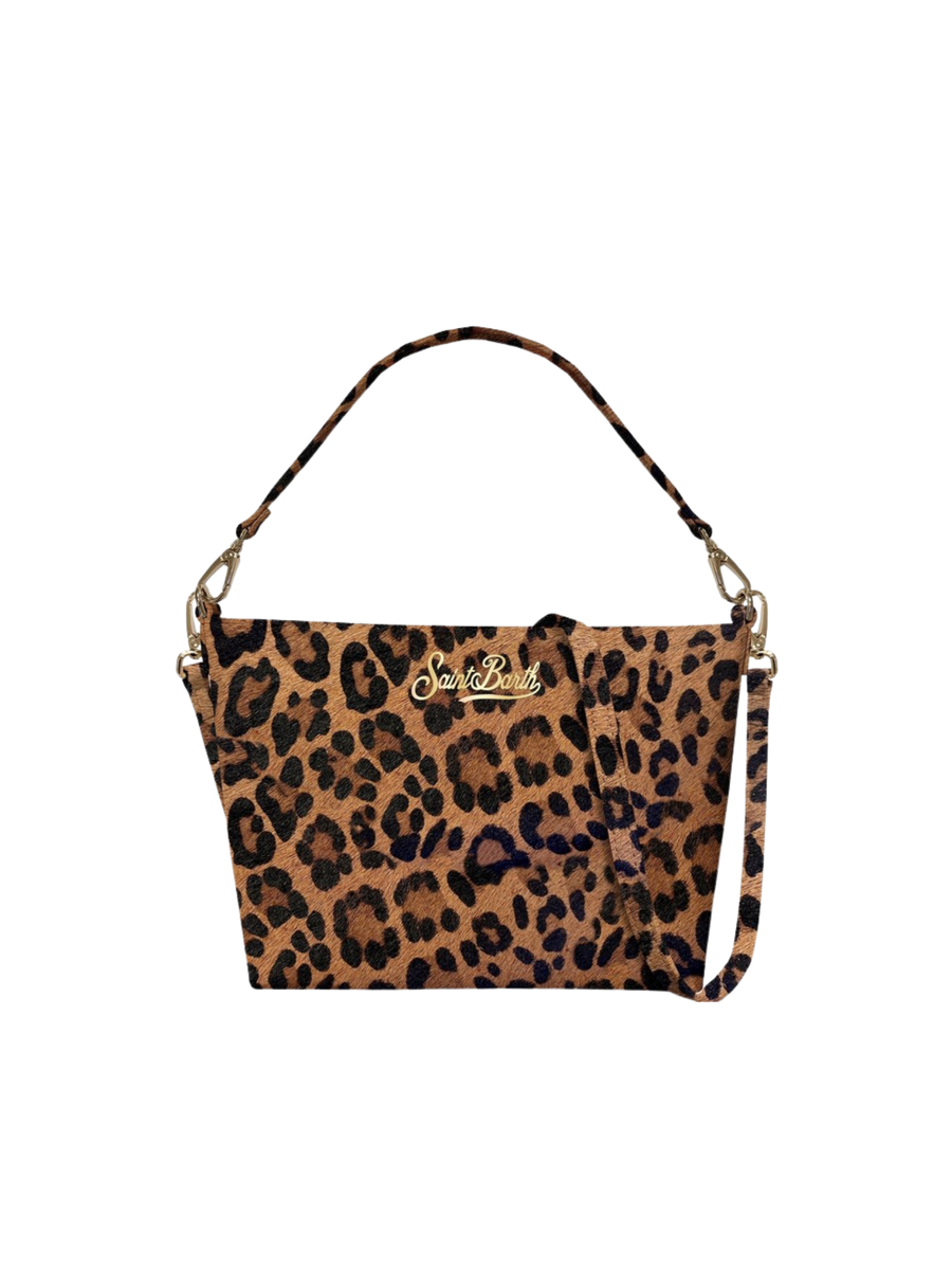 Borsa Aline "10" Saint Barth leopardata ALI0034 00501I MC2 SAINT BARTH 