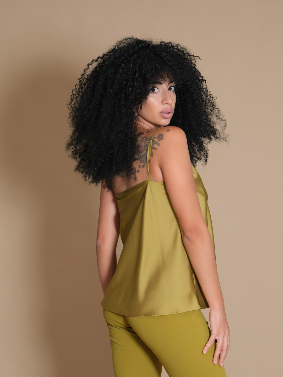 Bluse Imperial verde olio scollo rotondo RGJ5IDG OLIO Imperial 