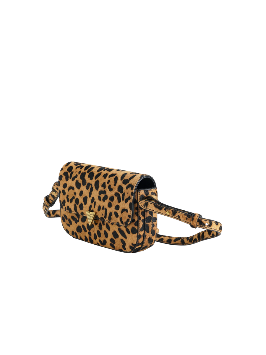 Borsa Vicolo leopardata effetto cavallino XF0004 LEO Vicolo 