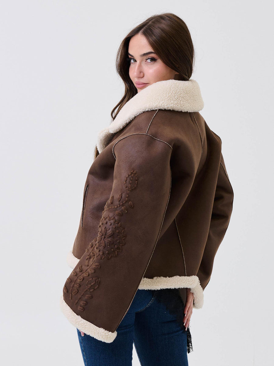 Giubbino "Eco Shearling" Bohemian Vì marrone GP251 UNI Bohemian V 