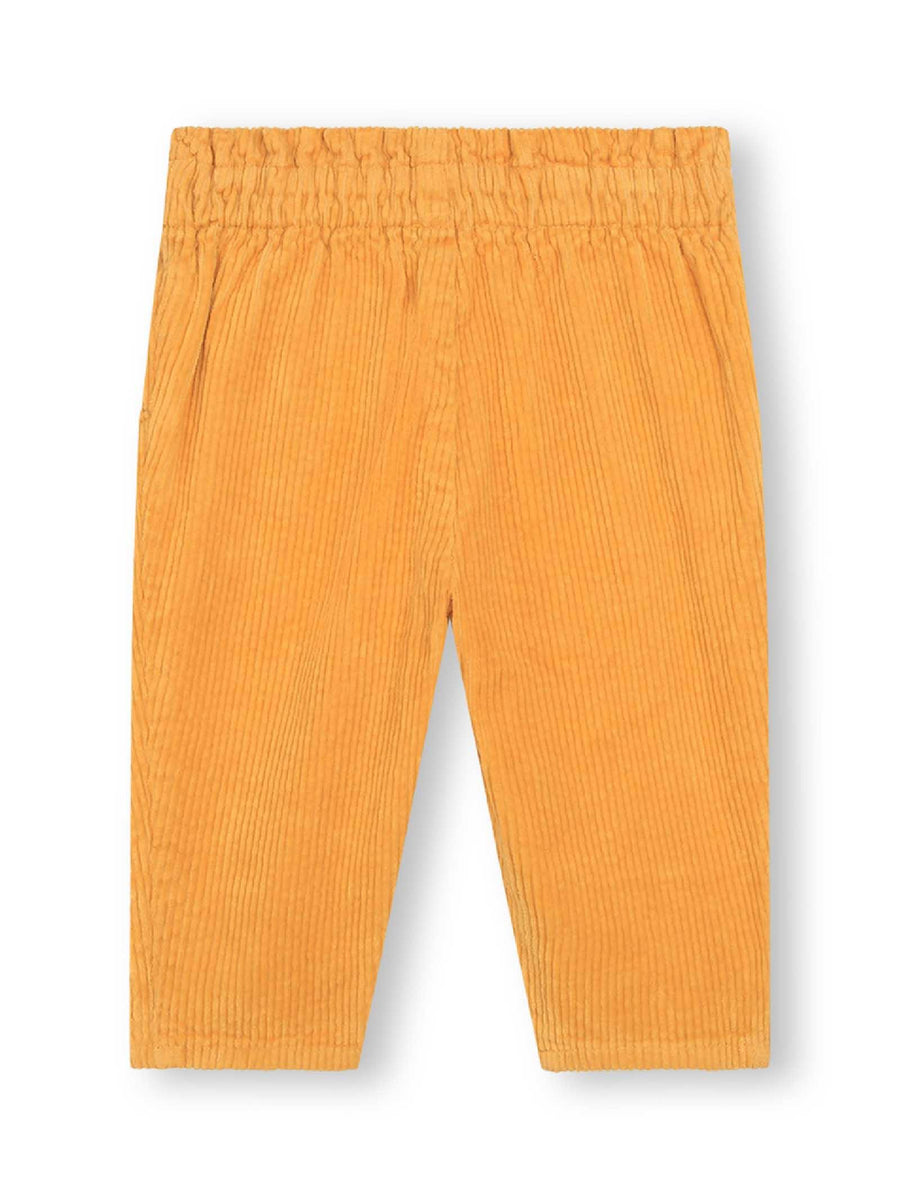 Pantalone costine arancio pastello Y04158 587 Carrement Beau 
