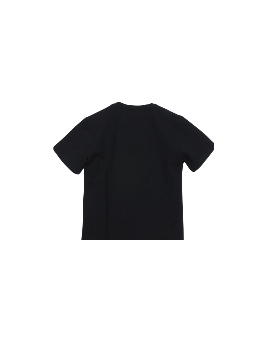 T-Shirt Elisabetta Franchi nera con logo in strass EFTS242 N000 Elisabetta Franchi 