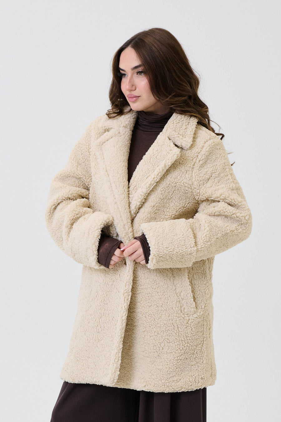 Cappotto teddy Armoire beige 26179 BEIGE Armoire 